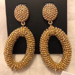 Bauble Bar Hansa Hoop Earrings NWT